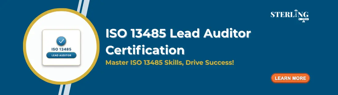 ISO 13485 Lead Auditor Certification
