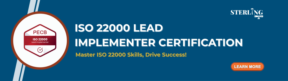 ISO 22000 Lead Implementer Certification