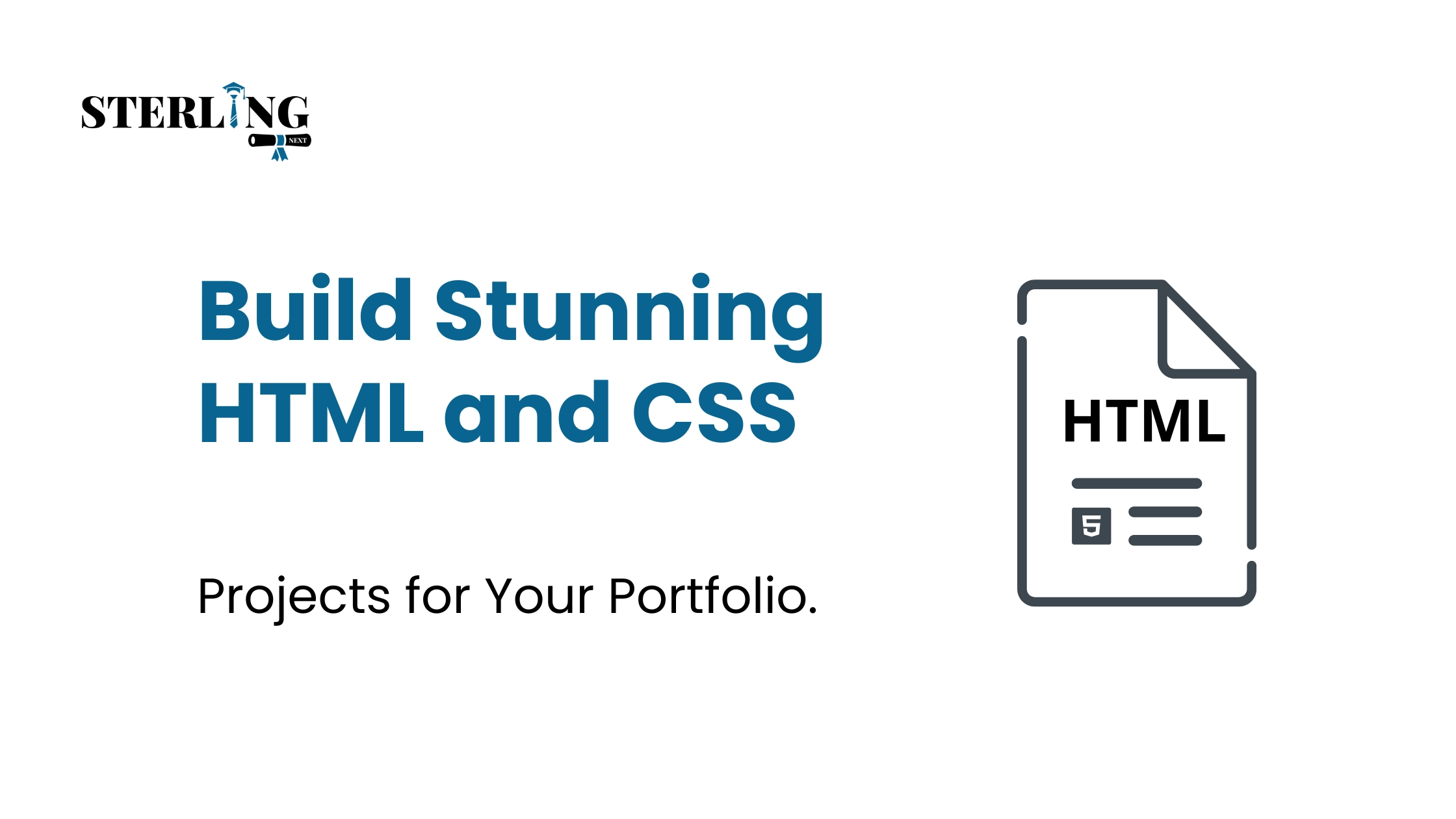 Build Stunning HTML and CSS Projects for Your Portfolio
