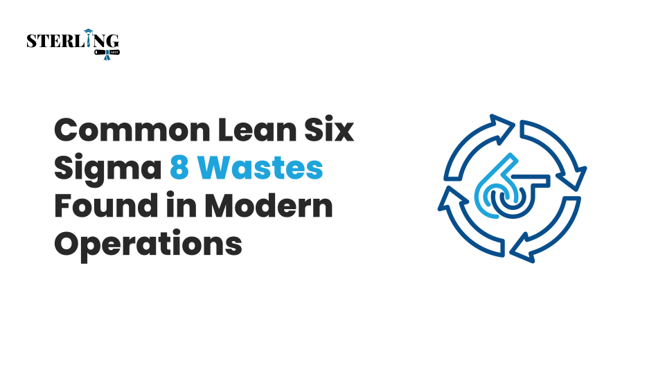 Common Lean Six Sigma 8 Wastes Found in Modern Operations