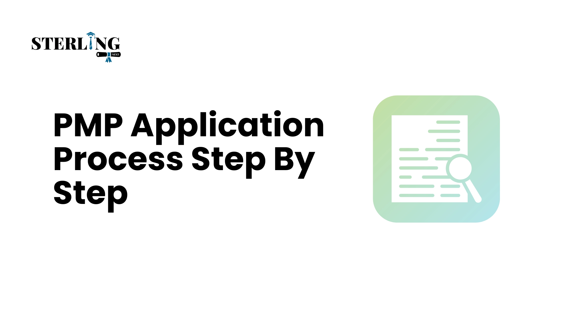 PMP Application Process Step By Step