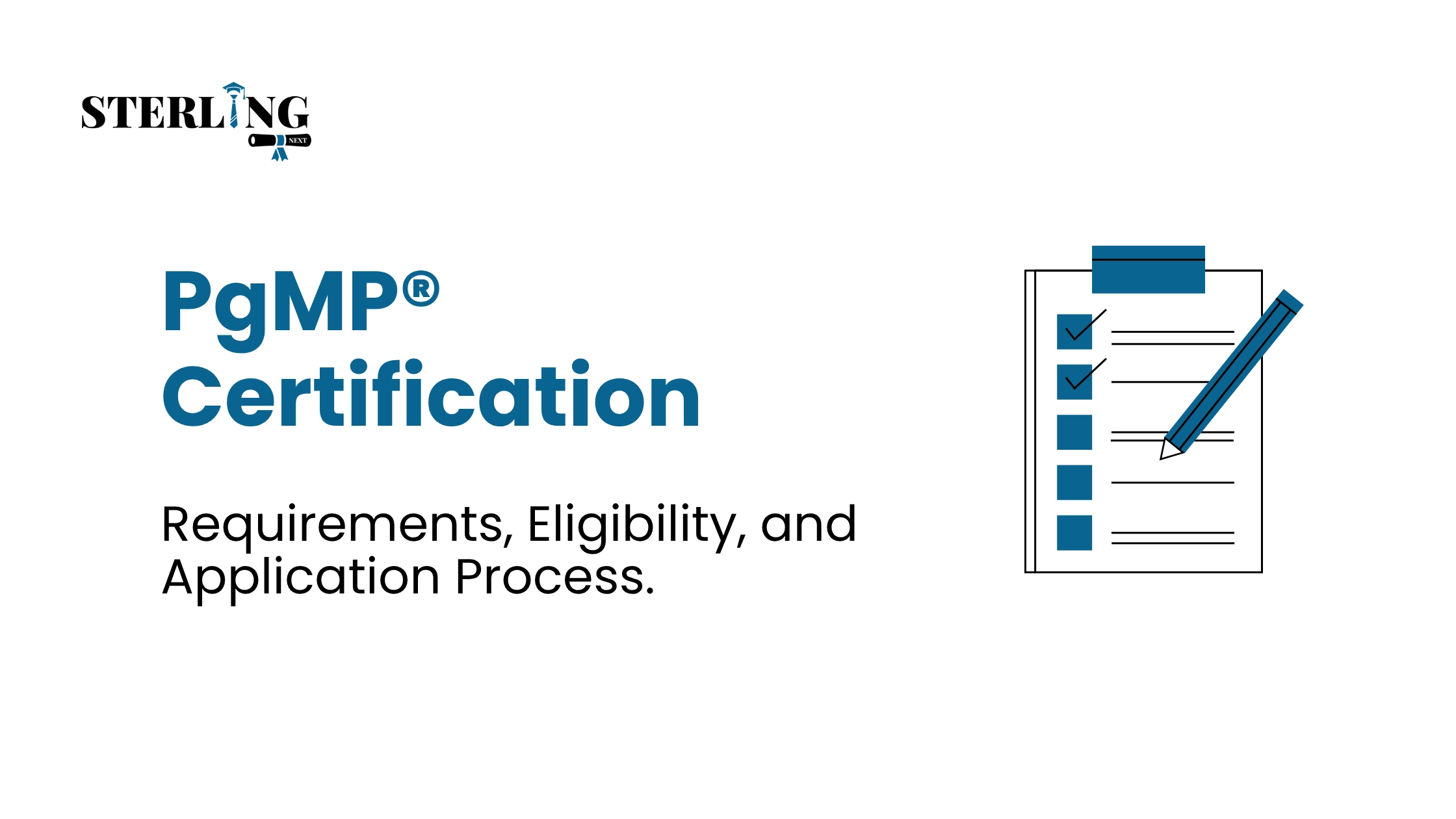 PgMP® Certification Requirements, Eligibility, and Application Process