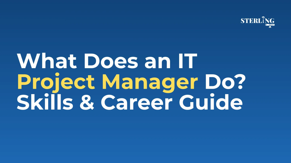 What Does an IT Project Manager Do? Skills & Career Guide