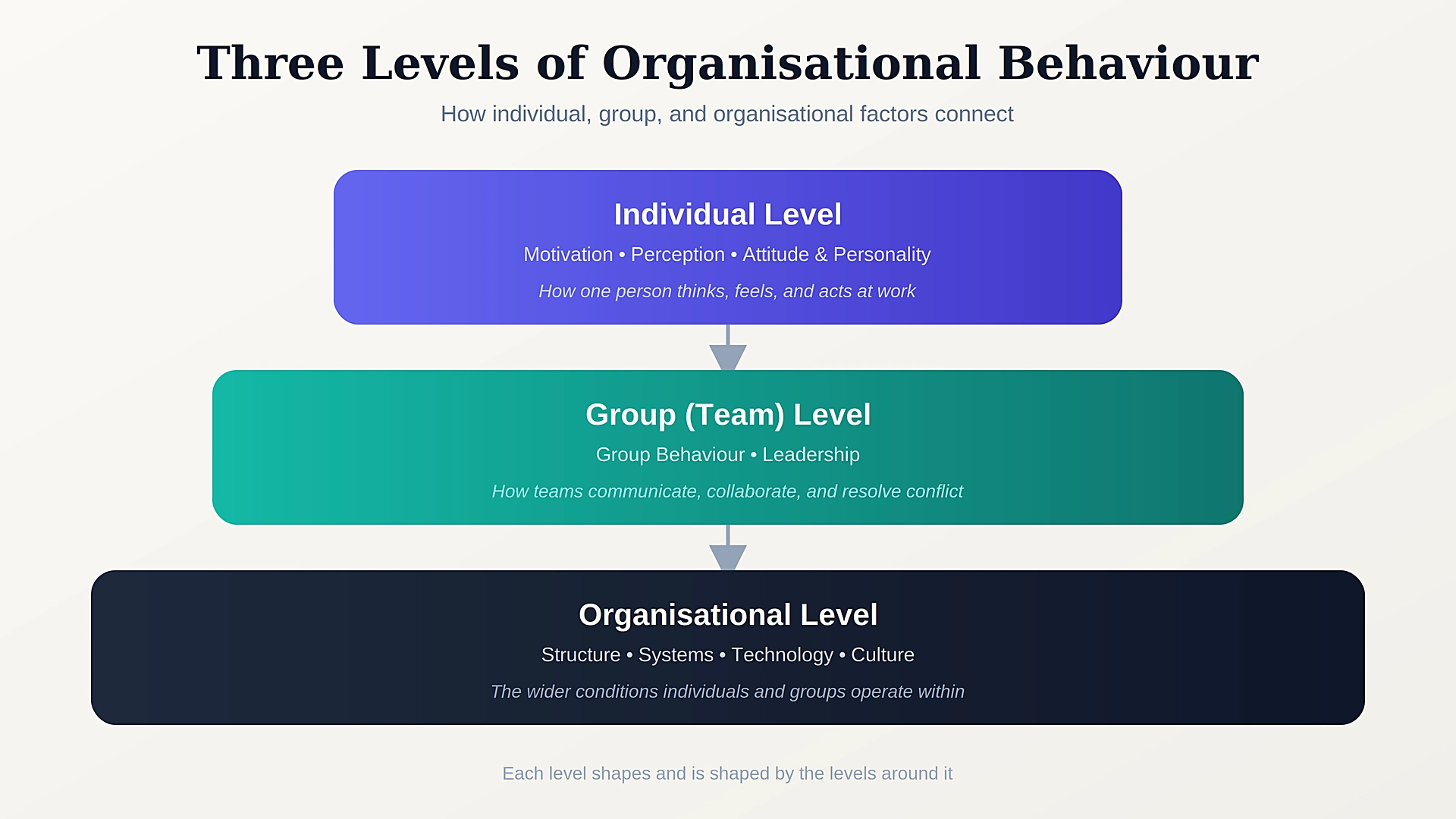 individual-group-and organisational-behaviour-levels
