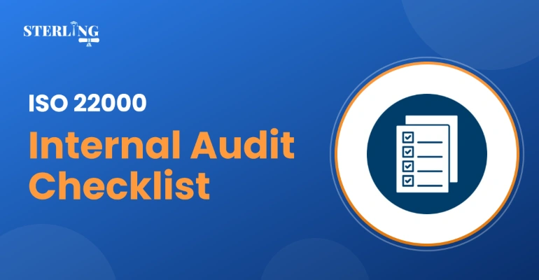ISO 22000 Internal Audit Checklist